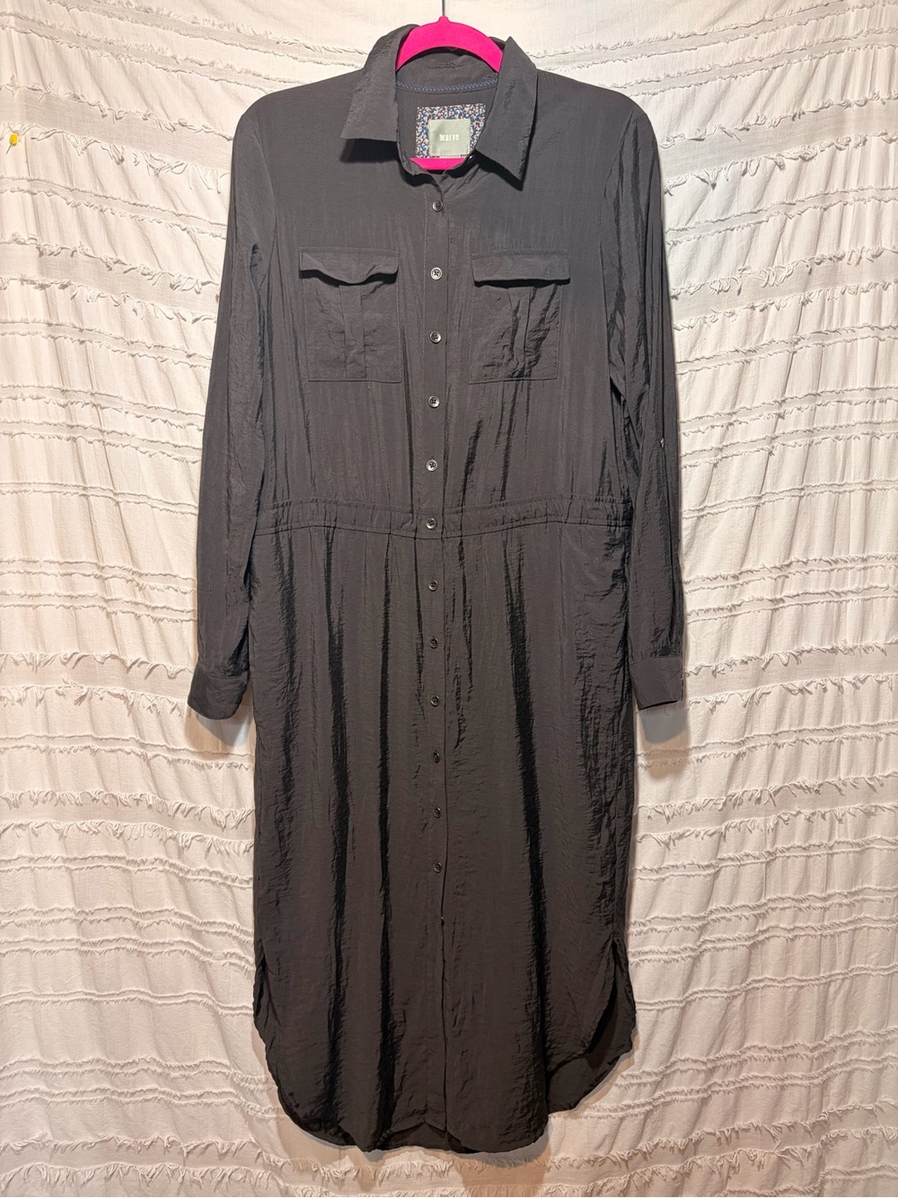 Anthropologie Maeve Jemima Utility Midi Shirt Dress